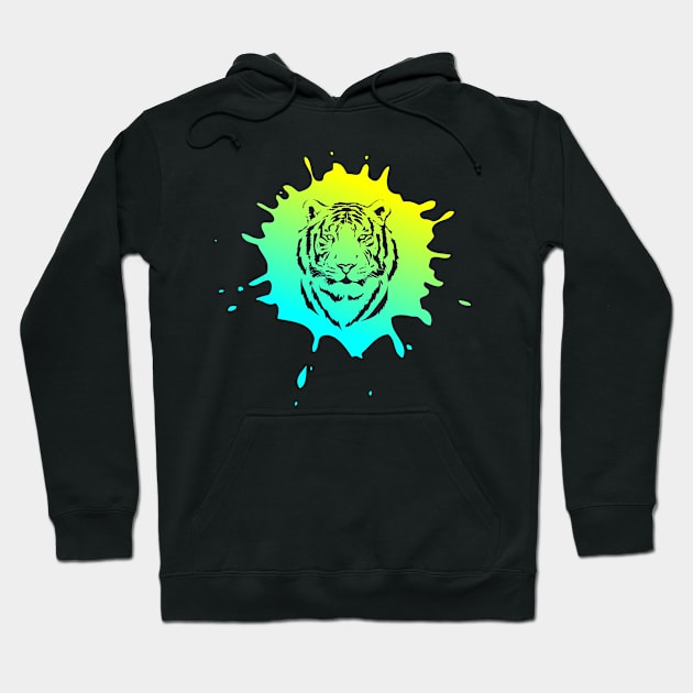 Men or Boys Tiger Hoodie by JKFDesigns